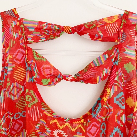 Delia’s Flowy Tank- Red - Picture 2 of 5